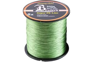 LSHEL 300m/500m/1000m Fil de Pêche Tressée 8 Brins Ligne de Pêche Lure Ligne Fil Multifonctionnel