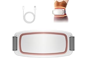 YSISLYBIN Brucia Grassi Addominali, Allenatore Addominale Elettrica Wireless da 1200 mAh con 6 Modalità di Vibrazione 9 Livelli Di Intensità e 3 Livelli di Riscaldamento Elettrostimolatore Muscolare EMS