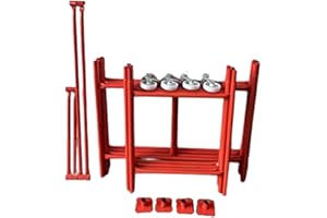 HILL TOP FABRICATIONS CO (1998) LTD - Scaffolding Tower with Castors 4.2 Meters (14') Working Height 4x2'6 Base Size. Steel & Polyester Powder Coated (PPC) High Quality Durable Finish.