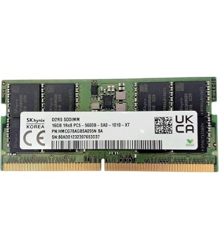Samsung 16GB DDR5 5600MHz SODIMM Laptop RAM Memory