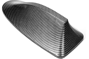 ZhBFJtBD Antenna Auto Pinna di Squalo per Alfa Romeo Giulietta Giulia Stelvio 147 Design Aerodinamico Segnale Radio Impermeabile Resistente Tetto Auto Tuning Accessori Carbon Fiber Style