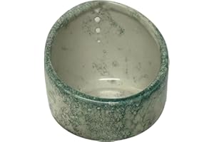 HAGMOO Pottery Herb Stripper Bowl, Herb Stripper Bowl,Ceramic Herb Stripper, Handmade Herb Stripper Tool for Dishwasher and Microwave (A)