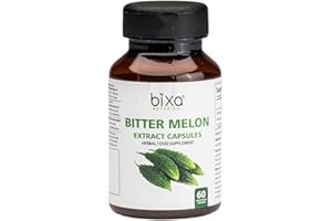 bixa Botanical Karela Extract Capsules (Bitter Melon/Momordica Charantia), (450 mg) 60 Veg Capsules