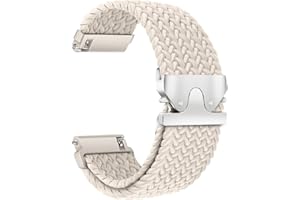 Geflochtenes Armband für Garmin Venu 4 41mm/Venu 3S/Venu 2S/Vivoactive 4S/Vivomove 3S/Forerunner 265s/255s/255s Music,Uhrenarmband 18mm Nylon Band