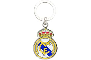 ms móvil shop Real Madrid Llavero Clásico Escudo Metálico Oficial con Relieve 8 x 3 cm
