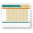 Kelenate® (Rectangle) Habit Tracker Calendar - Inspirational Habit Journal - 12 Sheets Daily Habit Tracker Journal and Goal Board - Motivational Goal Journal - Great Tool For Productivity And Workout