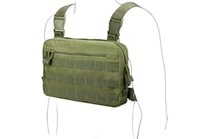 WYNEX Taktyczna torba na klatkę piersiową, Recon Kit Bags Combat EDC Front Pouch for Wargame