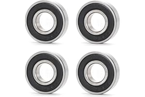 NHPY 4 Pezzi Cuscinetti A Sfera Per Ruota Per Scooter Elettrico Compatibile Con Nine-bot MAX G30 G30D, 6001RS cuscinetto a sfere a gola profonda, accessori monopattino elettrico