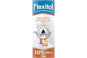 Flexitol Dry Skin Foot & Leg Cream, Clinically Proven to Hydrate Feet and Legs, Quick Absorbing Foot Care, 48H Hydration, Hydrate, Soften, and Moisturise Very Dry Feet and Legs, 10% Urea, 1 x 485g
