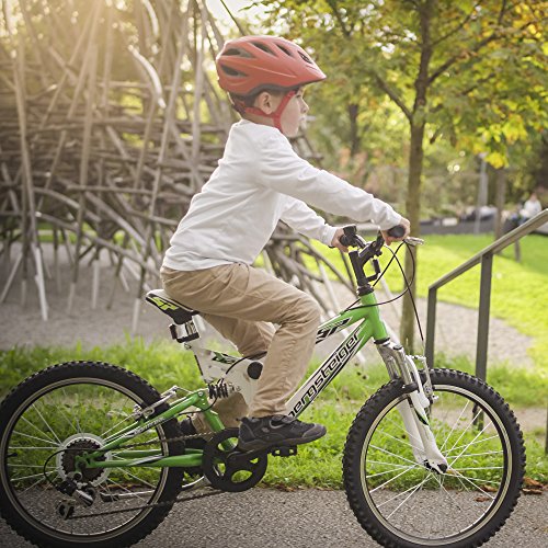 Bergsteiger Montreal 20 Zoll Mountainbike, vollgefedert, 6 Gang Shimano, cooles Kindermountainbike, geeignet für 6 – 9 Jahre - 5