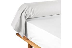 douceur d'intérieur, Taie de Traversin (85 x 185 cm) Lina Blanc, 100% Coton