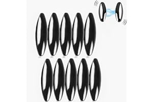 Miyobing Magneti Ovali (10 Magneti) Pietre Magnetiche, Migliora la Destrezza e la Concentrazione, Riduzione dello Stress e Creatività, Gadget per ufficio, Palline Calamite Potenti in Ematite