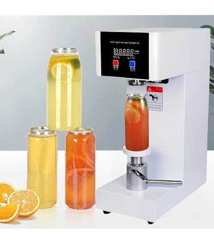 Machine à Sceller Canettes Semi-automatique 370W - Pour Bouteilles PET Et Capsules Aluminium - Idéale Bars, Cafés, Snacking
