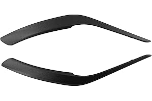 Puupaa Moldura interior de manija de puerta para BMW X1 E84 2009 2016, reemplazo de ajuste directo, acabado negro