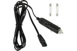 HUAREW 12V Enchufe de Cable de Alimentación de Refrigerador de Coche, 2mCable de Extensión de Cargador de Conector de Mechero para Mobicool CoolBox