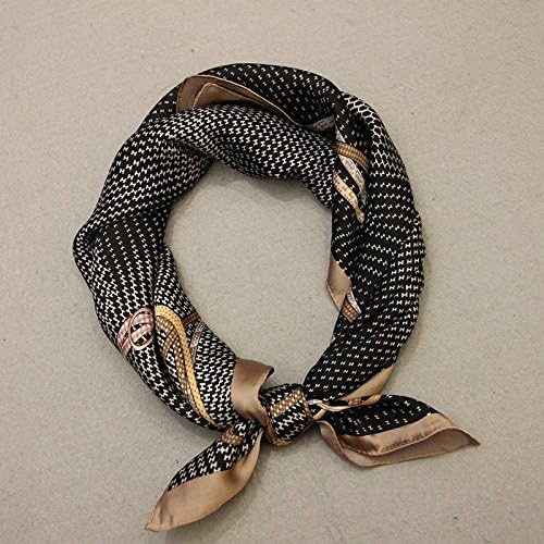 FLYRCX Spring summer silk silk silk scarf silky and comfortable scarf 70cmx70cm,J
