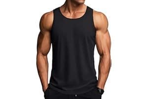 MAGCOMSEN Débardeur Homme Sport Tee Shirt sans Manche Séchage Rapide Respirant Marcel Homme Muscle Gym Gilets