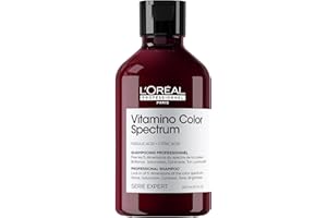 L'ORÉAL PROFESSIONNEL PARIS L'OREAL PROFESSIONNEL - Shampoing Cheveux Colorés - Protège La Coloration Jusqu'À 100 Jours - Cheveux Plus Forts & Plus Brillants - Sans Sulfate - Série Expert Vitamino Color Spectrum - 300 ml