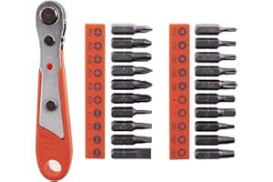 MACHOMAN 1MC021 Set di 21 punte, con 20 punte e 1 mini cricchetto