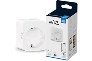 Wiz - Enchufe inteligente Wi-Fi, controla con App, compatible con Alexa y Google Home