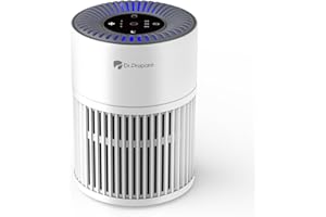 Dr.Prepare Air Purifiers for Home, Ultra Quiet HEPA Air Purifier, 360° Air Inlet, Washable Pre-Filter, 15 dB Sleep Mode, Energy Efficient, Portable Air Cleaner for Bedroom, Dorms, Offices, Apartments
