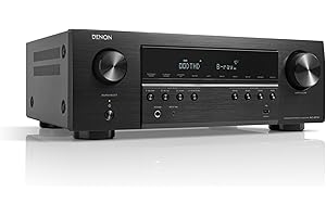 Denon AVC-S670H 5.2 Channel AV Amplifier, Home Cinema Amplifier, Alexa Compatible, Dolby DTS-HD, Bluetooth, AirPlay 2 and HEOS Built-in Multiroom Audio