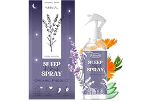TRADICITY ORGANIC FARM Sleep Pillow Spray Relajante Bruma Almohada para Dormir Mejor 500ml | Aceites esenciales Lavanda (Relajante), Aloe Vera (Oxigenante) y Camomila (Calmante) Dulces Sueños