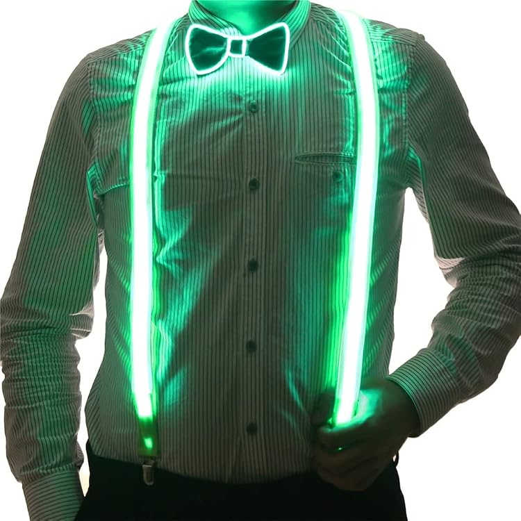 Leg Avenue Damen Hosenträger Im Neon-Design – Leuchtet Unter Schwarzlicht, OS-Größe, Perfekt Für Festivals & Partys