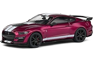 SOLIDO 1:43 Shelby Mustang GT500 Purple W/White Stripes 2020