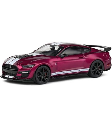 RMZ City Ford Mustang Modellino Auto In Scala 1/36 – Lega Di Zinco, Porte Apribili, Pull Back, Giocattolo Per Bambini, Giallo - 4