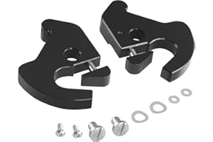 NOVALLA AAA Autos Detachable Mounting Luggage Rack Latch Clips Fit for Harley for Harley Davidson Sportster Touring Street Glide Road King Electra Glide 1986-2024