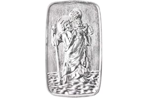 Fritz Cox® St. Médaille de voiture Christophorus pour la nouvelle voiture, le permis de conduire, jeune conducteur, patron des voyageurs.