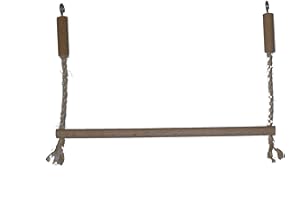 pipano VBS12 28 cm Wide Bird Swing Diameter 12 mm Sisal 5 mm for Bird Cages, Swings, Budgies