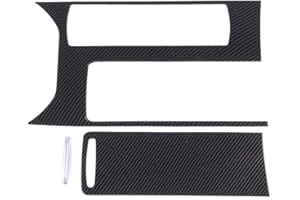 MRISATA Center Console Gear Panel 3pcs Carbon Fiber s-tyle Center Console Gear Panel Trim for Range Rover Sport 14-17