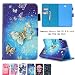 Produktbild Romtronic Cute Colorful Design Flip Tasche PU Leder Abdeckung Stand Schutzhülle für Samsung Galaxy Tab S2 8.0 Zoll (SM-T710 / SM-T715) + 1 x Schwarz Stylus (Design 04)
