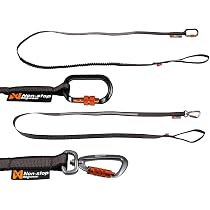Guinzaglio Elastico Non-stop Dogwear Bungee Touring – 2,8 M X 13 Mm, Con Moschettoni In Alluminio E Riflettenti 3M