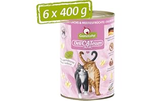 Granatapet Delicatessen Karma dla Kotów, Łosoś/Owoce Morza, 6 x 400 g