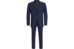 JACK & JONES Single Breasted Blazer and Tailored Trousers JPRSOLARIS Super Slim Fit Suit