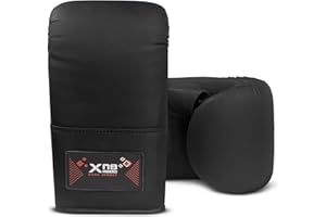 XN8 SPORTS Xn8 Boxing Mitts, Punch Bag Gloves for Men & Women, Muay Thai, MMA, Kickboxing, Ideal for Focus Pads Thai pad Double End Speed Ball Workout, Pro Training Sparring, Punching Bag Mitts Focus Pads