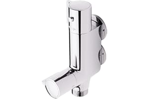 MORADO Thermostatic Caravan Shower Mixer,Caravan Thermostatic Shower Mixer Bar, Mini Thermostatic Shower Mixer for Bidet Sprayer,Vertical Shower Bar, for Caravan,Camper Van, Yacht,Bidet