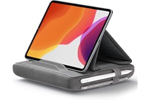 JSAUX Tablet Halter Kissen, Tablet Kissen Ständer Lesekissen, Tablet Halterung Bett Sofa Kompatibel mit iPad Pro 11 10.5 9.7 10.2 Air Mini, Tablet, Kindle, E-Reader und mehr 4-11'' Geräte Grau