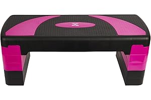 ‎MAXSTRENGTH MAXSTRENGTH Aerobic Stepper Cardio Fitness Schritt board-3 Ebenen Home Fitness Block