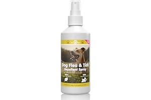 KinderPet® Eco Friendly Dog Flea Treatment Big Value 250ml Tick Lice Mite Control Spray Kill Fleas and Eggs For The Home Safe Natural Effective Made in The UK