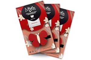 Marta La Farfalla Profumo per Auto da Inserire nelle bocchette di areazione fragranza Cannella 3pz