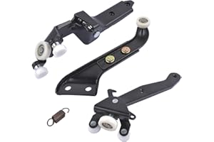 Flynsu Jeu de Guides à Rouleaux pour Porte Coulissante Droite Compatible avec Mul-tivan V Trans-porter V T5 7H0843436D 7H0843436H