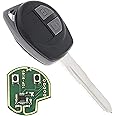 ePathChina 433MHz 2 Buttons Keyless Uncut Flip Remote Key Fob with ID46 Chip and HU87 Blade KBRTS004 Fit for SUZUKI SWIFT SX4 Alto IGNIS Splash 2007-2013