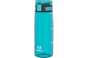 Super Sparrow Borraccia - TouchSip Sportiva Bottiglia - 500ml/750ml/1L - Tritan Senza BPA, a Prova di Perdite - Borracce con Cannuccia Ideale per Scuola e Sport