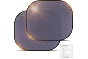 ENRIPRT Sonnenschutz Auto Baby,2 Stück Sonnenschutz Auto(Statisches Film),Sonnenschutz Auto Kinder mit UV Schutz,Universelle Verdunklung Sonnenschutz Auto Hinten,Auto Fenster Sonnenschutz(45 * 36cm)