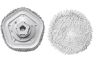 Asdazrxy 2 Pezzi Testine di Ricambio per Mocio Robot Aspirapolvere Xiaomi Dreame W10/W10 Pro, Panno per La Pulizia della Spazzatrice, Robot Aspirapolvere Panno di Ricambio per La Mocio A Vapore