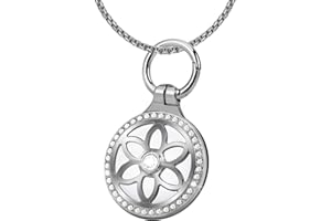 ONEONTA Metal Badge Air Tag Necklace for Kids Adults Boys Women,75cm Adjustable Alloy Necklace with Air Tag Holder Compatible Apple air tag